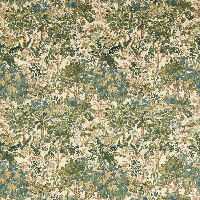 Stumpery Tapestry Fern Fabric by Sanderson