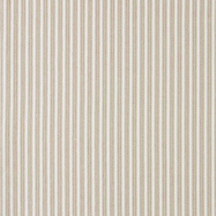 Tetbury Stripe Gritstone Fabric by Sanderson
