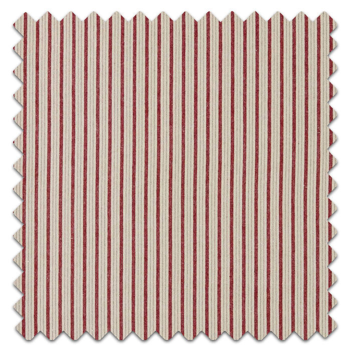 Swatch of Tetbury Stripe Madder