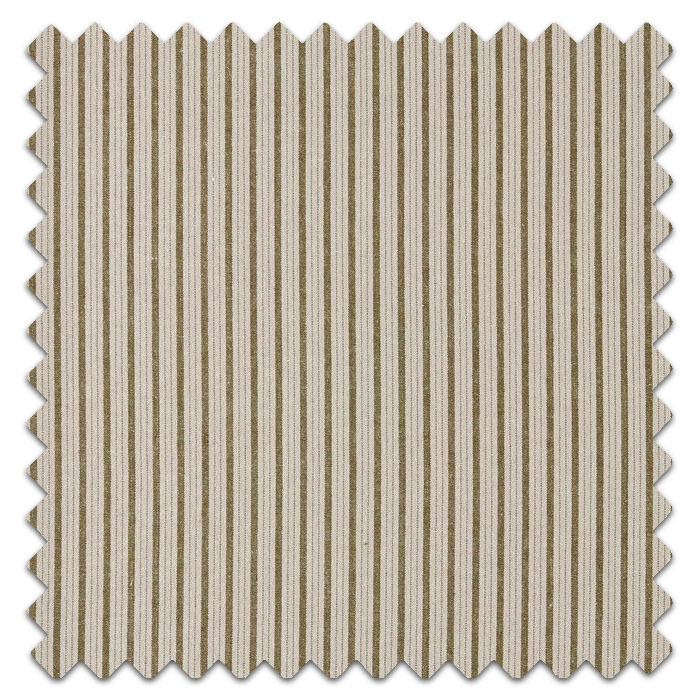 Swatch of Tetbury Stripe Meadow Moss