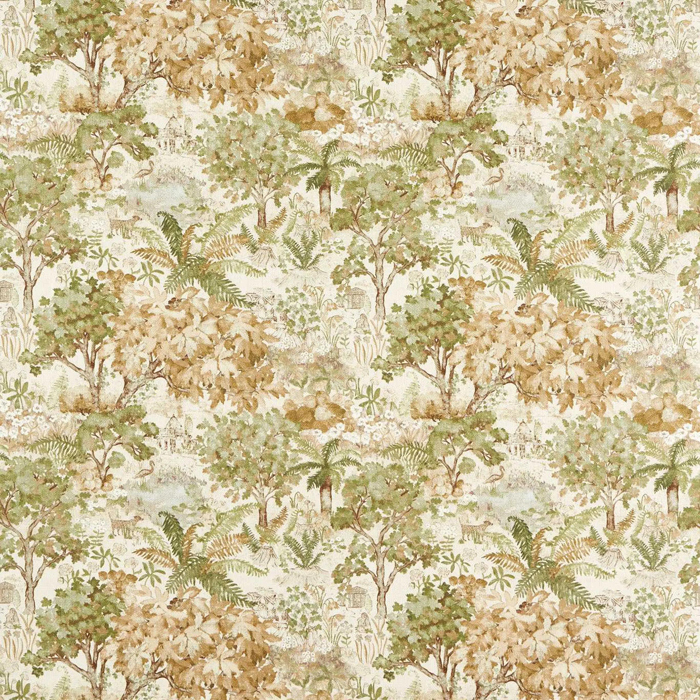 The Stumpery Lichen Fabric by Sanderson