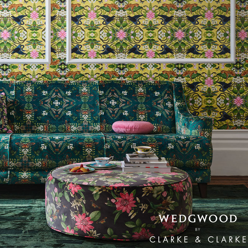 Clarke And Clarke Fabric Collection Wedgwood