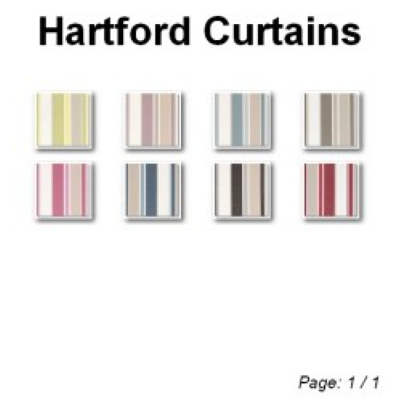 Clarke And Clarke Hartford Stripe Collection Made To Measure Curtains