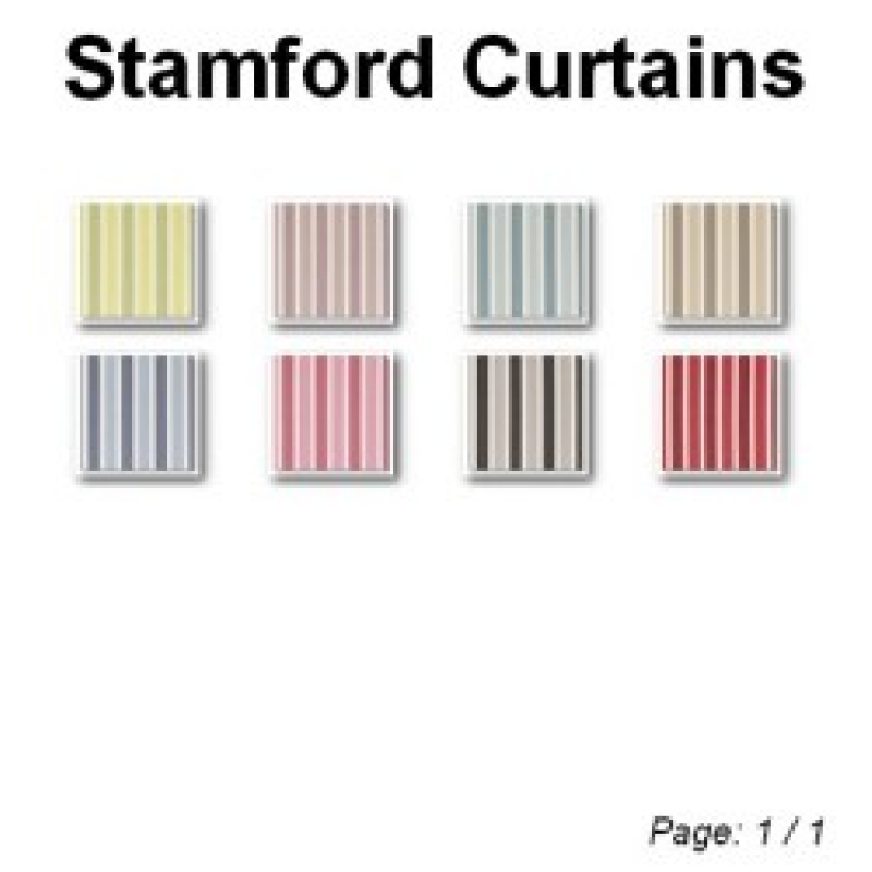 Clarke And Clarke Stamford Stripe Collection Made To Measure Curtains