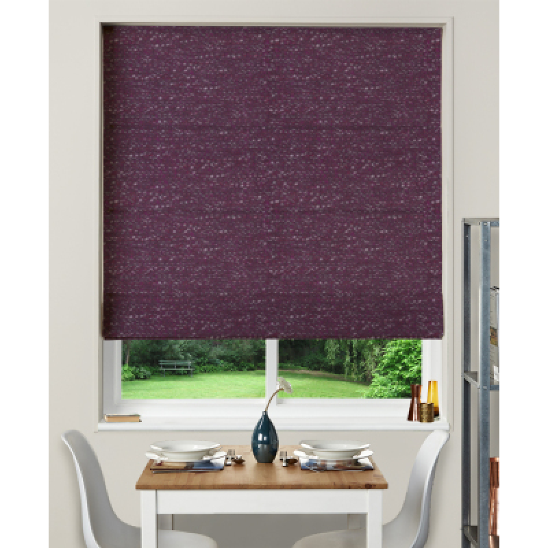 Purple Made To Measure Roman Blinds
