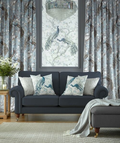 Laura Ashely Curtains And Roman Blinds