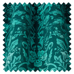 Baroque Turquoise Roman Blind