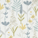 Bellflower Chambray/Honey Fabric