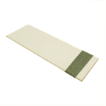 Cream Wood Venetian Blind With Olive Tape Swatch