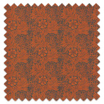 Swatch of Marigold Navy/Burnt Orange