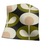 Made To Measure Curtains Orla Kiely Oval Flower Seagrass