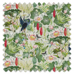 Swatch of Waterlily Dove by Clarke And Clarke Swatch of Waterlily Dove by Clarke And Clarke