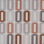 Made To Measure Curtains Dahl Terracotta Flat Image