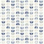 Made To Measure Curtains Odense Blue Flat Image
