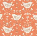 Narvik Burnt Orange Fabric Flat Image