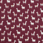 Alpaca Salsa Fabric Flat Image