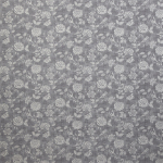 Bird Garden Charcoal Fabric Flat Image