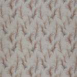Feather Boa Coral Fabric Flat Image
