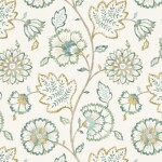 Swatch of Kalamkari Jade