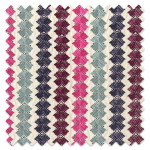 Swatch of Kalimba Seaglass/Cerise/Indigo