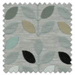 Leaf Stripe Licorice Root Roman Blind