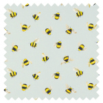 Made To Measure Curtains Bees Duckegg Swatch