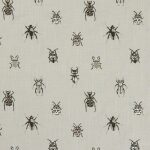 Made To Measure Roman Blinds Beetle Charcoal/Natural