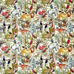 Made To Measure Roman Blinds King Of The Jungle Safari Swatch