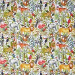 Made To Measure Roman Blinds King Of The Jungle Waterfall Swatch