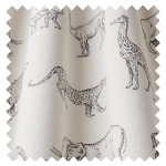 Prairie Animals Anthracite Curtains