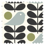 Orla Kiely Early Bird Granite Swatch