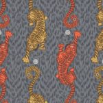 Tigris Flame Fabric