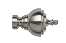 Vienna 28mm Curtain Pole Satin Silver