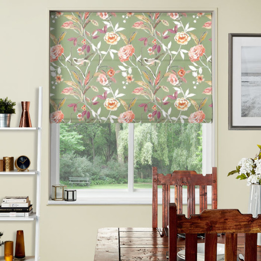 Abigail Sage Roman Blinds