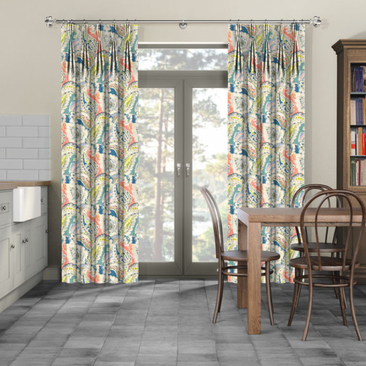 Aretha Coral Curtains