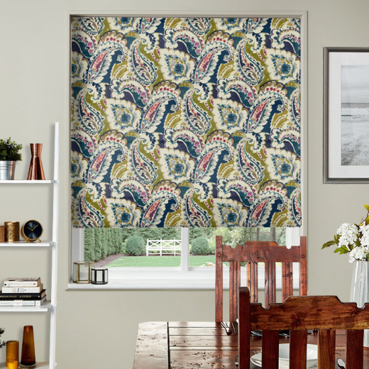 Aretha Navy Roman Blind