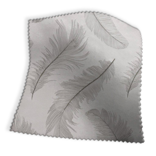 Quill Silver Fabric