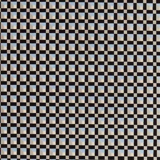 Made To Measure Curtains Blocks Cornflower/Black Earth/Sketched