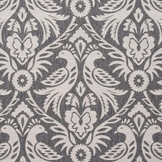 Clake & Clarke's Made To Measure Curtains Harewood Charcoal