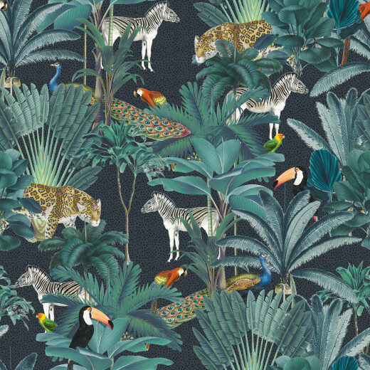 Daintree Midnight Fabric