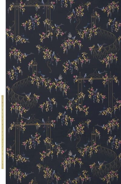 Made To Measure Curtains Bird And Gate Velvet Deep Navy