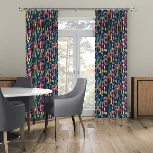 Made To Measure Curtains Borneo Midnight