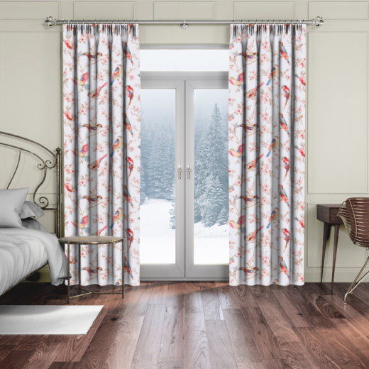 Made To Measure Curtains British Birds Pastel