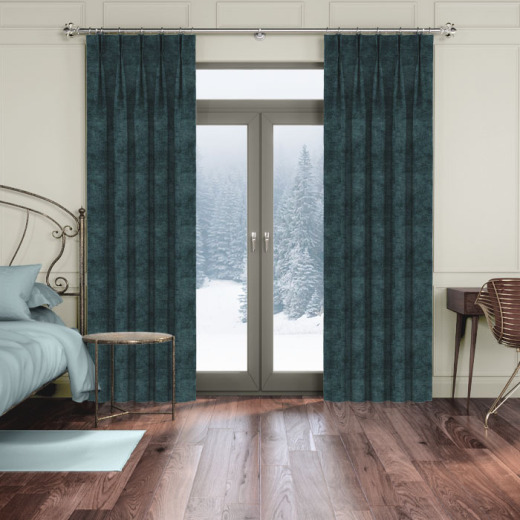 Made to Measure Chenille Curtains Aegean