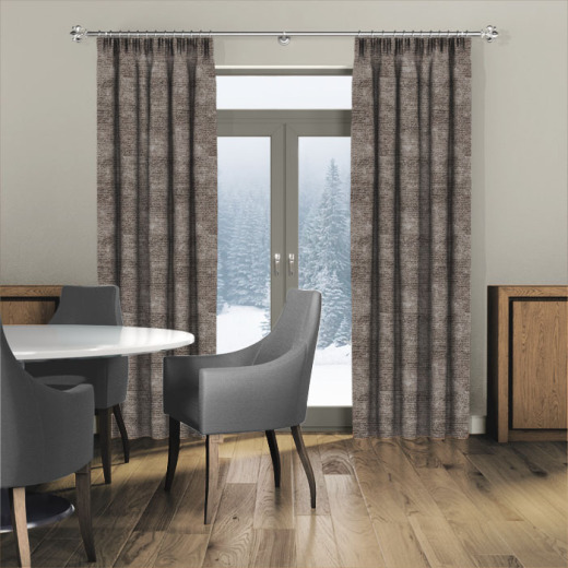 Made To Measure Chenille Curtains Ash