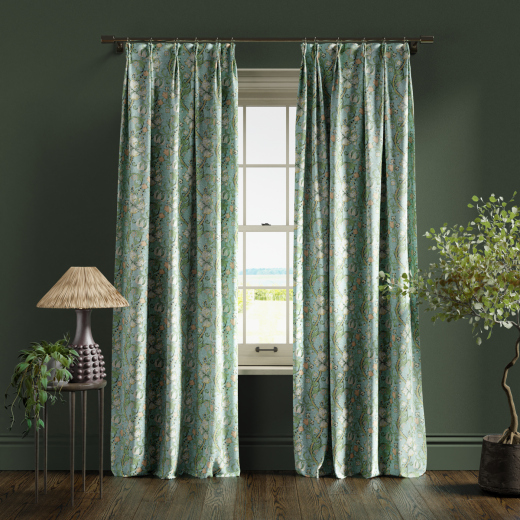 Made To Measure Curtains Golden Lily Apple Blush