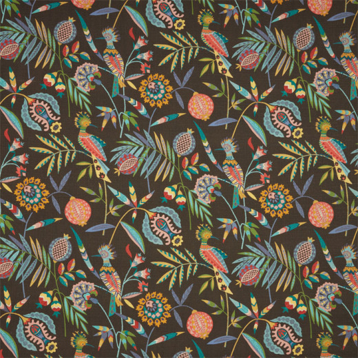 Made To Measure Curtains Hoopoe Charcoal