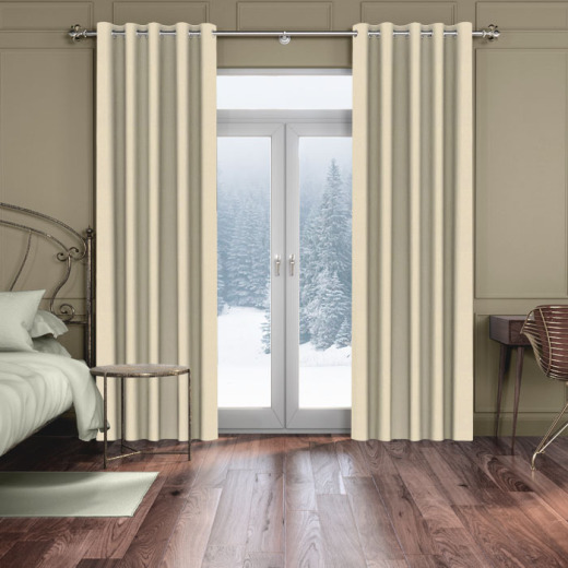 Made To Measure Curtains Linoso Buff