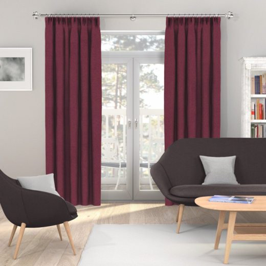 Made To Measure Curtains Luxor Velvet Mulberry