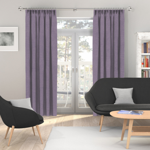 Made To Measure Curtains Luxor Velvet Purple